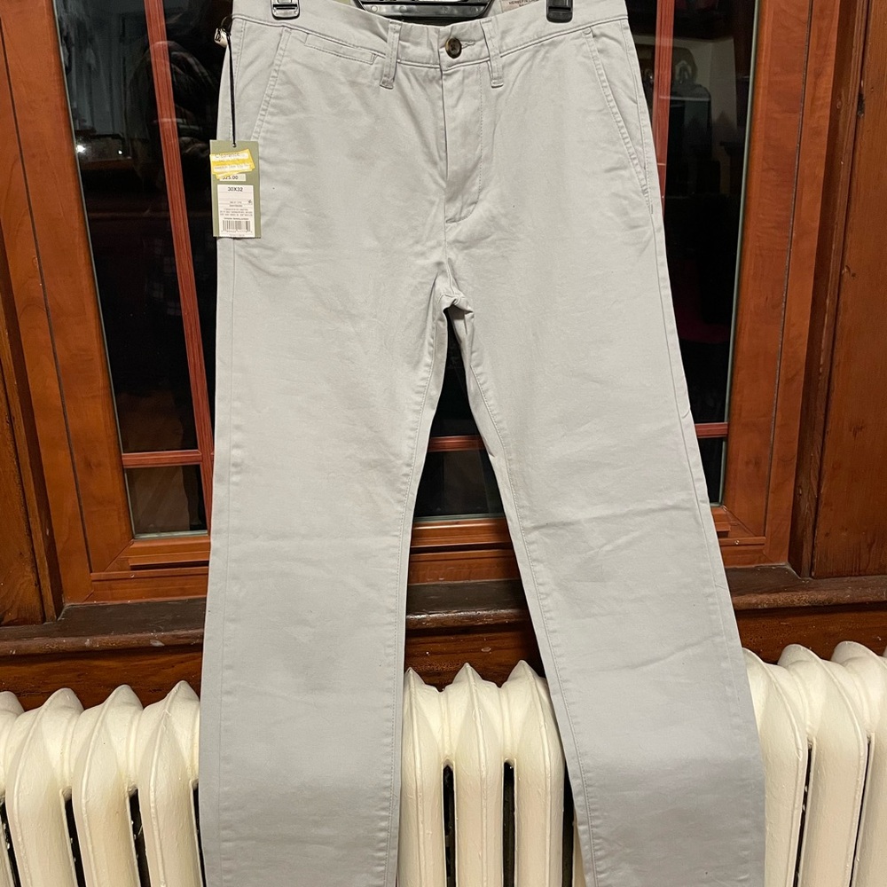 Classic Light Gray Men's Chinos